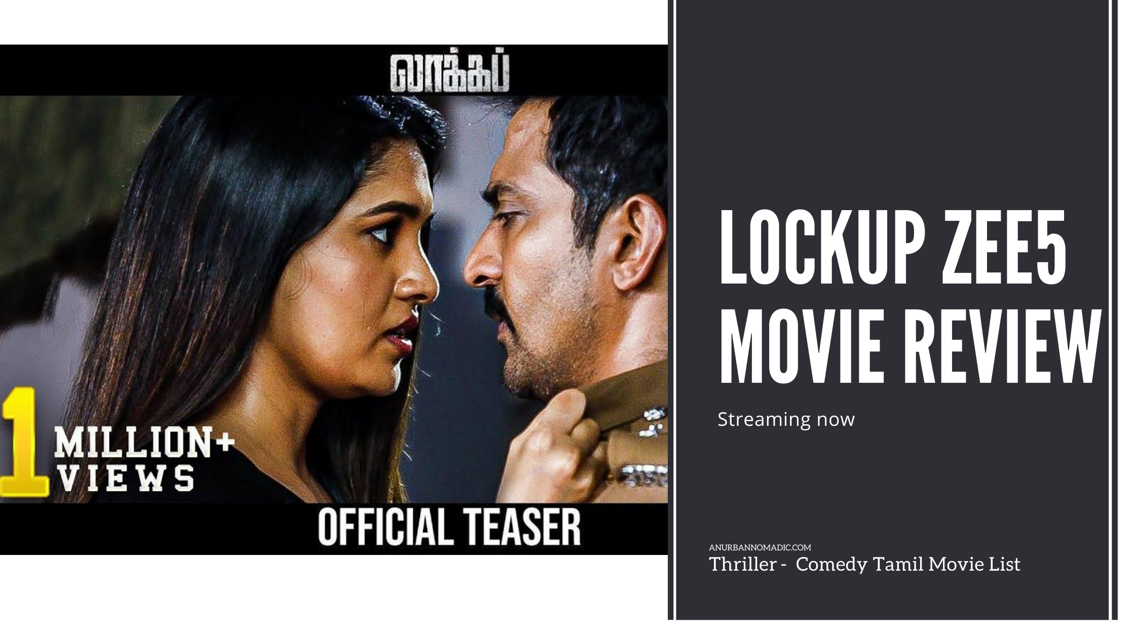Lockup ZEE5 Tamil Comedy Movie List Streaming now Review