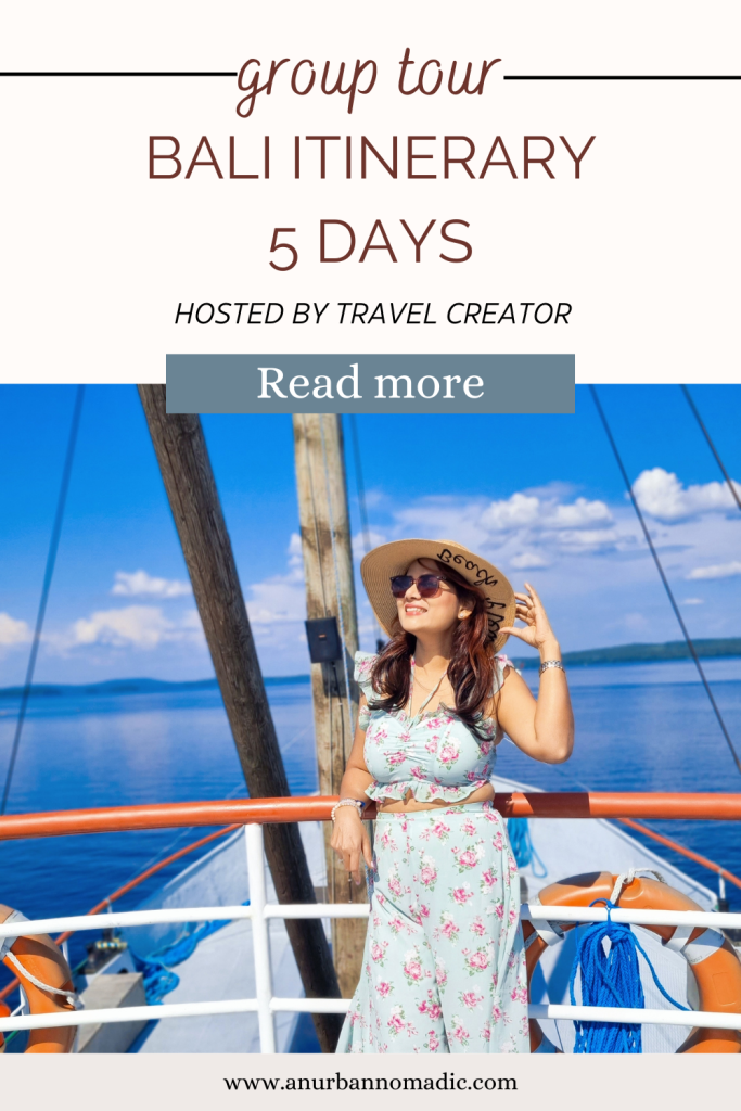 Bali 5 day itinerary from India | Bali group tours 2024 | How to select ...